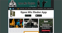 Desktop Screenshot of openmicvirginia.com